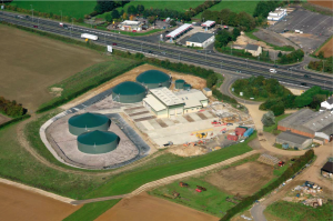 WELTEC anaerobic digestion plant for organic waste treatment.
