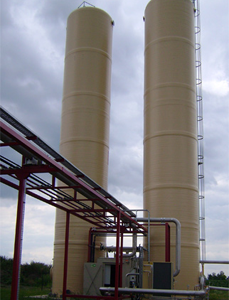 biological desulfurization for a paper factory in Serbia.