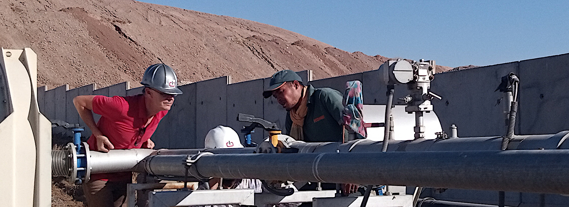 Installation work. Dégasification.