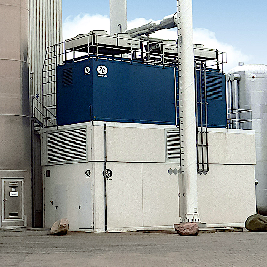 cogénération pour industrie connectée au gaz naturel.