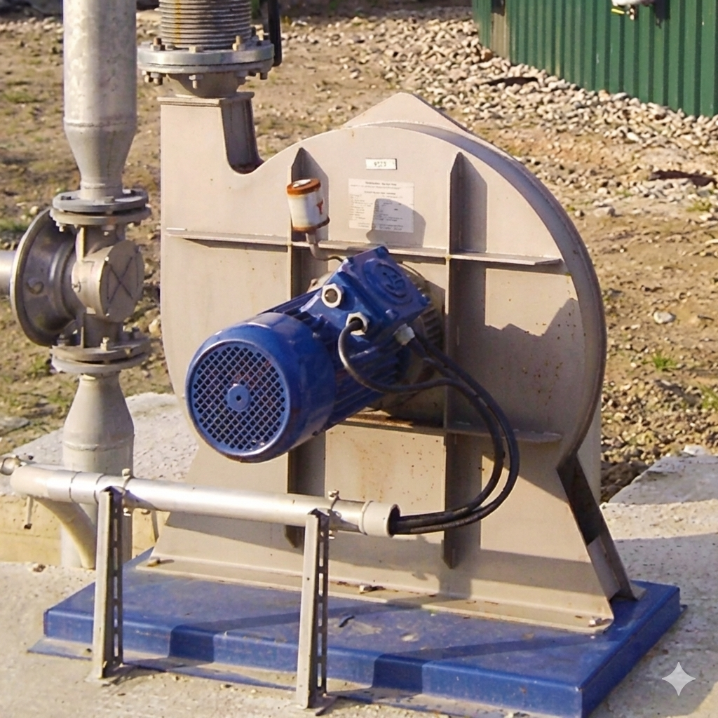 Landfill gas blower