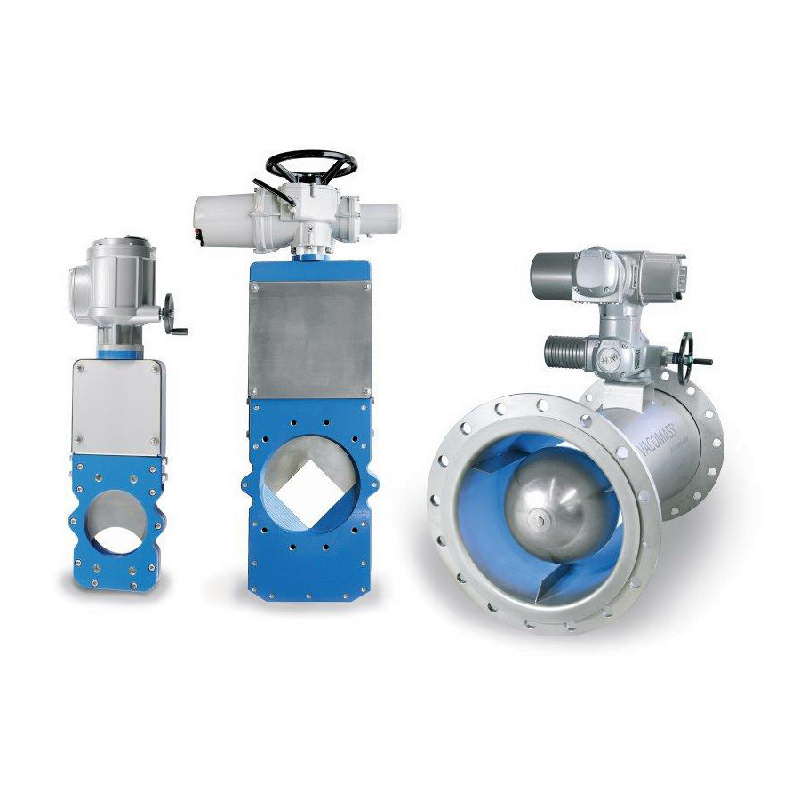 VACOMASS© système et vannes de régulation de l'aération.
pour l’air d’aération dans les bassins d'aération des stations d'épuration des eaux usées.