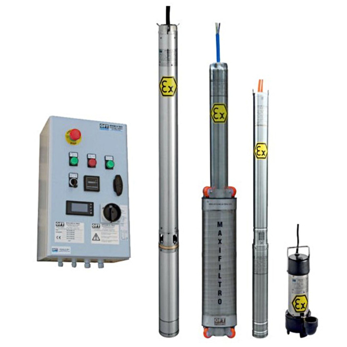 OFT leachate well pumps