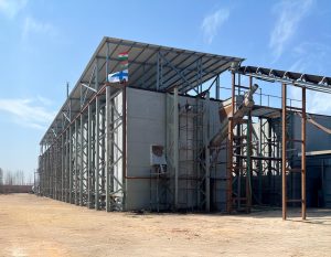 Haryana Arciplug plug-flow biogas plant.